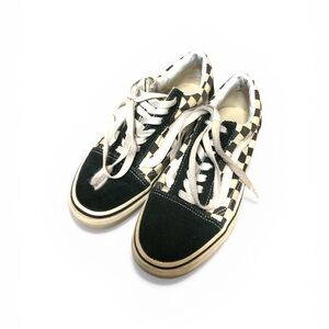 Vans Checkerboard Skate Sneakers Black White